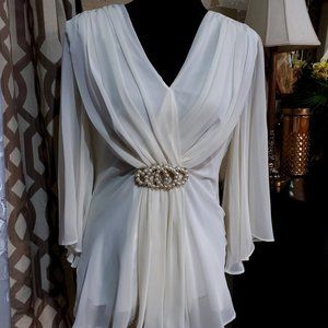 Connected White Blouse